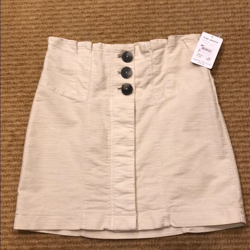 Women’s Cream Free People Skirt Size 8